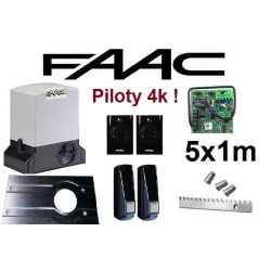 NAPĘD AUTOMAT FAAC 740 2X PILOT 4k + 5m LISTWY