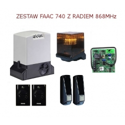 AUTOMAT NAPĘD BRAMY PRZESUWNEJ FAAC 740 868MHz
