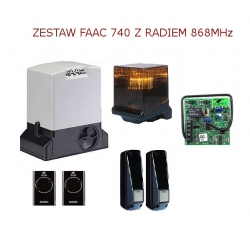 AUTOMAT NAPĘD BRAMY PRZESUWNEJ FAAC 740 868MHz