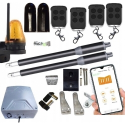 AUTOMAT NAPĘD BRAMY DWUSKRZYDŁOWEJ Home SMART PowerMax 4 Pi Lampa Foto WiFi