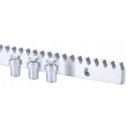 Listwa zębata METALOWA dla bramy 1000x8mm z kołkami