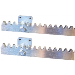 2x listwa napędu bramy przesuwnej 1000x8mm mocowanie bez spawania