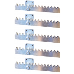 5x listwa napędu bramy przesuwnej 1000x8mm mocowanie bez spawania