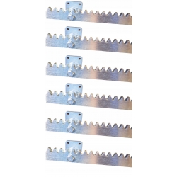 6x listwa napędu bramy przesuwnej 1000x8mm mocowanie bez spawania