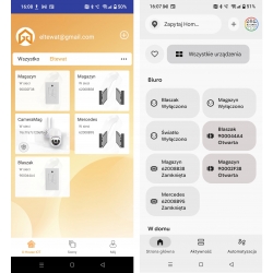 NAPĘD AUTOMAT BRAMY SKRZYDŁOWEJ Home SMART Power SW300 4xpil lamp FOTO WiFi