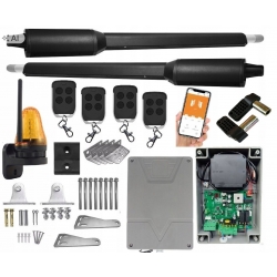 AUTOMAT BRAMY SKRZYDŁOWEJ POWER MAX SW300 NX300 SMART WiFi 4 PILOTY LAMPA